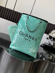 kitlife Chanel Shopping bag Blue - 39 × 30 × 2 cm - 1