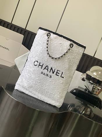 kitlife Chanel Shopping bag White - 39 × 30 × 2 cm