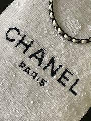kitlife Chanel Shopping bag White - 39 × 30 × 2 cm - 5