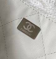 kitlife Chanel Shopping bag White - 39 × 30 × 2 cm - 3