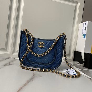 kitlife Chanel Hobo denim bag - 20×24×6cm