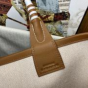 Kitlife hermes Steeple25 H Plume beige&red bag - 25cm - 2