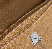 kitlife Hermes Kelly 34 Depeches HSS Gris Mouette & Noir Togo brown bag - 34x26x8cm - 3