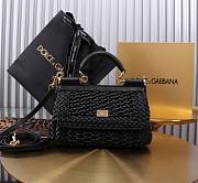 kitlife Dolce & Gabban Sicily black bag - 18x11x6 cm - 1