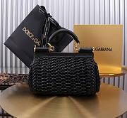 kitlife Dolce & Gabban Sicily black bag - 18x11x6 cm - 2