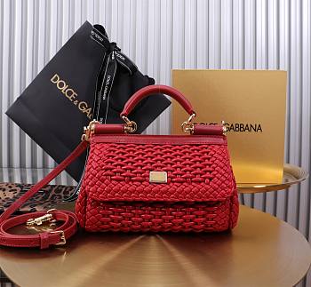 kitlife Dolce & Gabban Sicily red bag - 18x11x6 cm