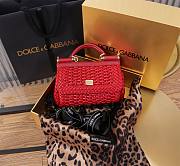 kitlife Dolce & Gabban Sicily red bag - 18x11x6 cm - 5