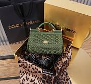 kitlife Dolce & Gabban Sicily green bag - 18x11x6 cm - 1