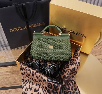 kitlife Dolce & Gabban Sicily green bag - 18x11x6 cm