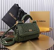 kitlife Dolce & Gabban Sicily green bag - 18x11x6 cm - 2