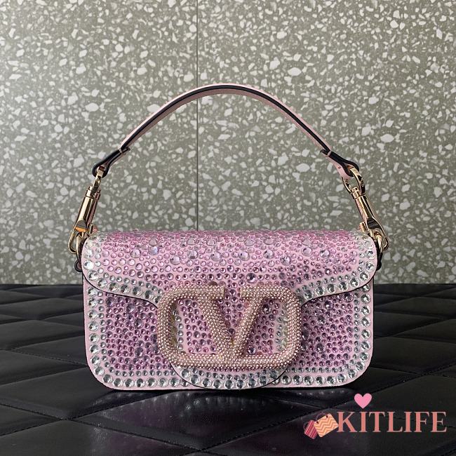 kitlife Valentino VLogo Signature pink bag - 19x10.5x5 cm - 1