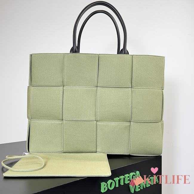 kitlife bottega veneta Large Arco Tote Bag Green - 47x13x33 cm - 1