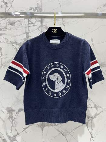 kitlife Thombrowne Cotton T-shirt blue 01