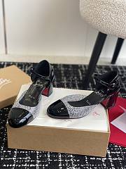 kitlife Christian Louboutin Miss Jane Crystals Black Patent Leather 55mm Pumps  - 3