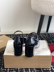 kitlife Christian Louboutin Miss Jane Crystals Black Patent Leather 55mm Pumps  - 5