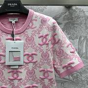 kitlife Chanel Cotton T-shirt pink - 2