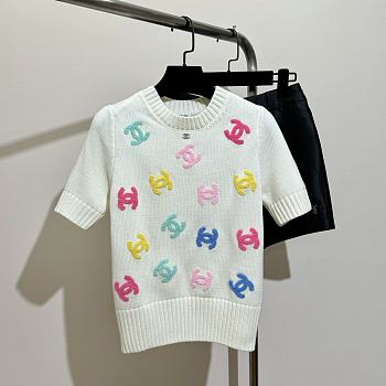 kitlife Chanel Cotton T-shirt white