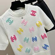 kitlife Chanel Cotton T-shirt white - 4
