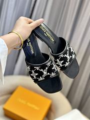 kitlife Louis Vuitton Neo Revival Flat Mule Black  - 4