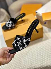 kitlife Louis Vuitton Neo Revival Flat Mule Black - heels 5.5cm - 6