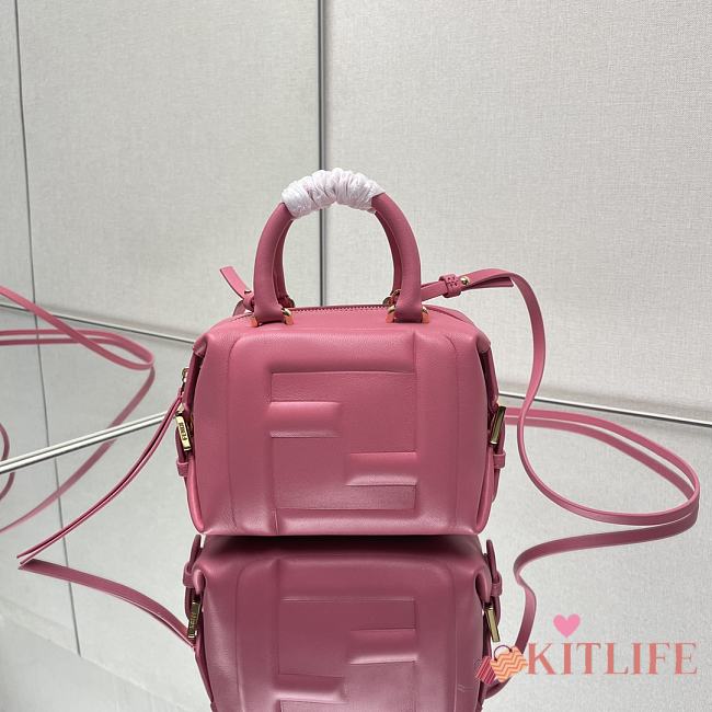 Kitlife FENDI FF Cube bag Pink - 16.5x13.5x9cm - 1