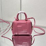 Kitlife FENDI FF Cube bag Pink - 16.5x13.5x9cm - 1