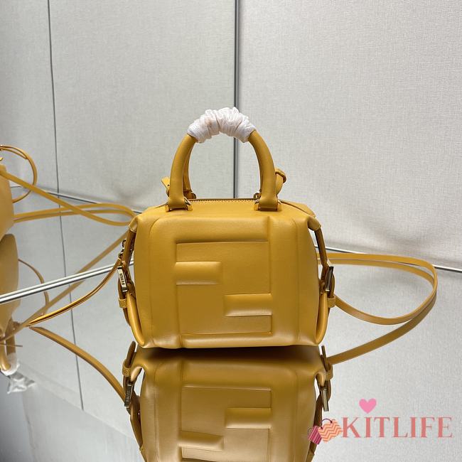 Kitlife FENDI FF Cube bag Yellow - 16.5x13.5x9cm - 1