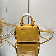 Kitlife FENDI FF Cube bag Yellow - 16.5x13.5x9cm - 1