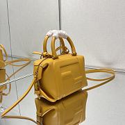 Kitlife FENDI FF Cube bag Yellow - 16.5x13.5x9cm - 3