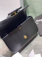 kitlife celine Cuir Triomphe black bag - 20x10x4cm - 6