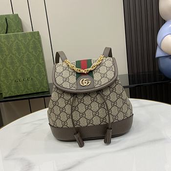 kitlife Gucci Ophidia Mini Backpack Brown  - 20.5 x 20 x 12 cm