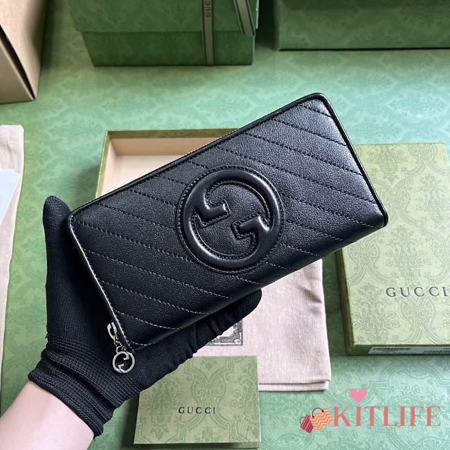 Kitlife Gucci Blondie Zip-around Wallet black - 11x19.5x3 cm - 1