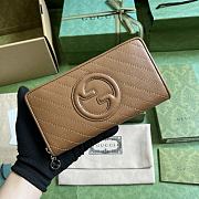 Kitlife Gucci Blondie Zip-around Wallet brown - 11x19.5x3 cm - 1