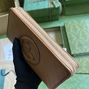 Kitlife Gucci Blondie Zip-around Wallet brown - 11x19.5x3 cm - 4