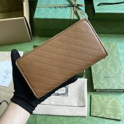 Kitlife Gucci Blondie Zip-around Wallet brown - 11x19.5x3 cm - 3