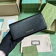 kitlife Gucci Script wallet black - 19x 10x 3.5cm - 1