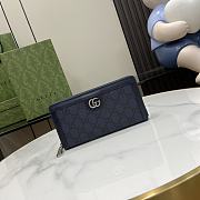 Kitlife Gucci GG-Logo Zipped Wallet blue - 19x10.5x2.5cm - 1