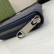 Kitlife Gucci GG-Logo Zipped Wallet blue - 19x10.5x2.5cm - 6