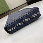 Kitlife Gucci GG-Logo Zipped Wallet blue - 19x10.5x2.5cm - 5