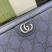 Kitlife Gucci GG-Logo Zipped Wallet blue - 19x10.5x2.5cm - 2