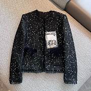 kitlife Chanel jacket Black tweed - 1