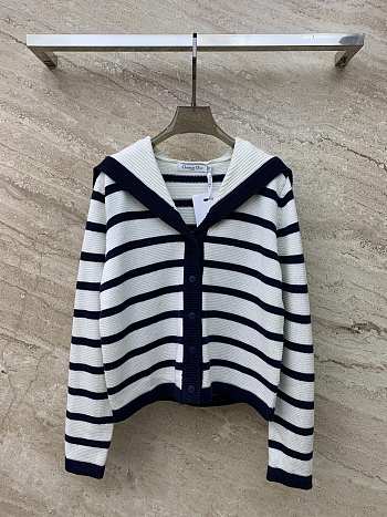 kitlife Dior Marinière Cardigan Navy Blue