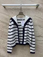 kitlife Dior Marinière Cardigan Navy Blue - 2
