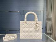 Kitlife Dior lady white bag -  24x12x20 cm - 1