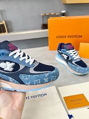 kitlife Louis Vuitton Run Away Sneaker blue denim  - 4