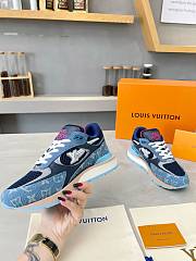 kitlife Louis Vuitton Run Away Sneaker blue denim  - 5