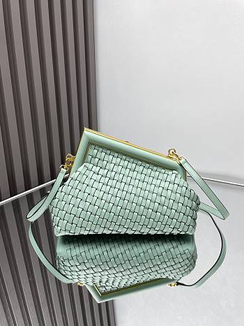 kitlife Fendi Women Fendi First Small Mint Green bag - 24x9x18 cm