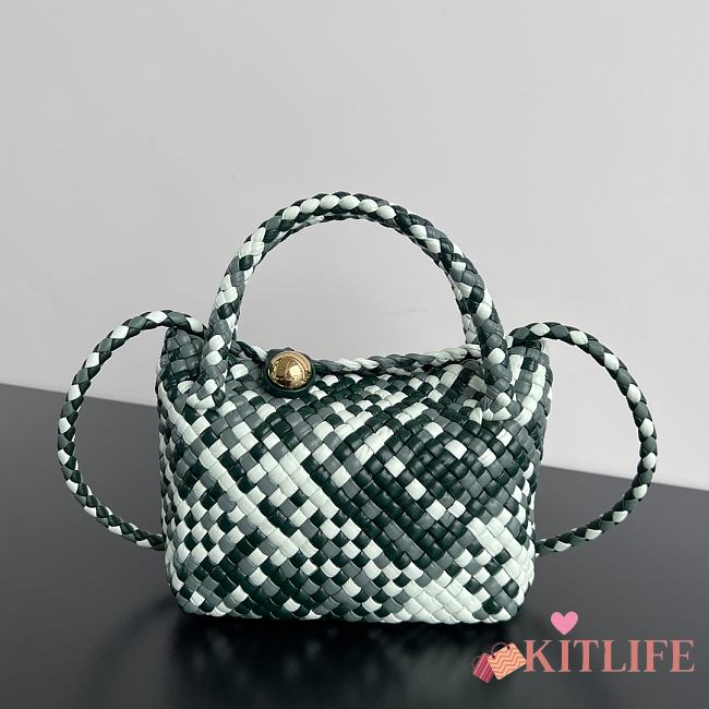 kitlife BOTTEGA VENETA Mini Tosca Tricolour Leather Bag - 20x15.5x7cm - 1