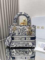 Kitlife Dior Lady D-life blue bag - 24x20x11cm - 1