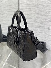 kitlife Dior lady D-Joy Black bag - 26x8x15cm - 3